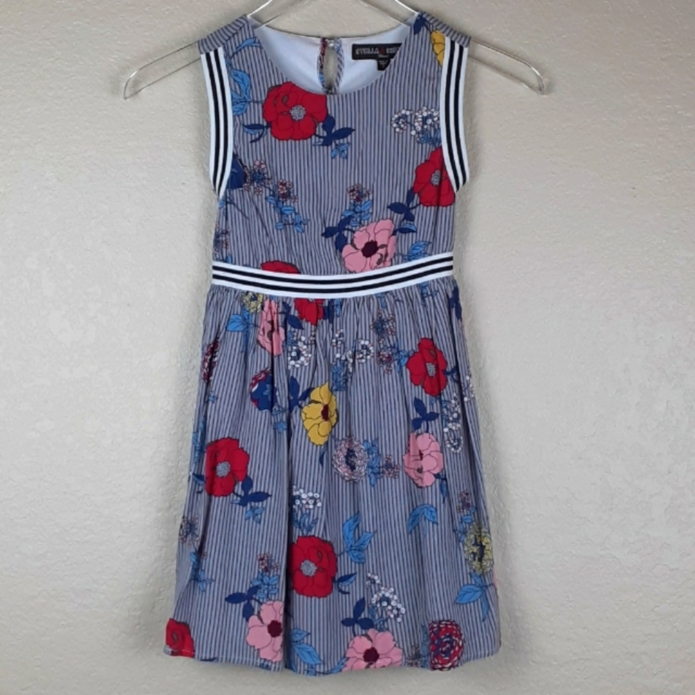 Stella & Sienna Milea Sport Stripe Skater Dress